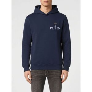 Philipp Plein Men Philipp Plein Jersey Hoodie With Contrast Logo Print